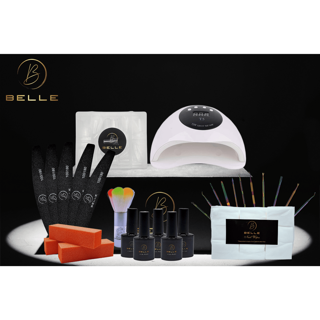 Image showing the products that come with the Starter Nail Kit